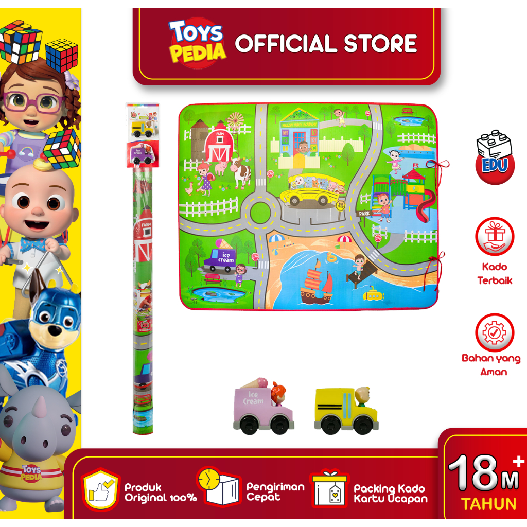 Jual Cocomelon Super Giant Play Mat | Shopee Indonesia