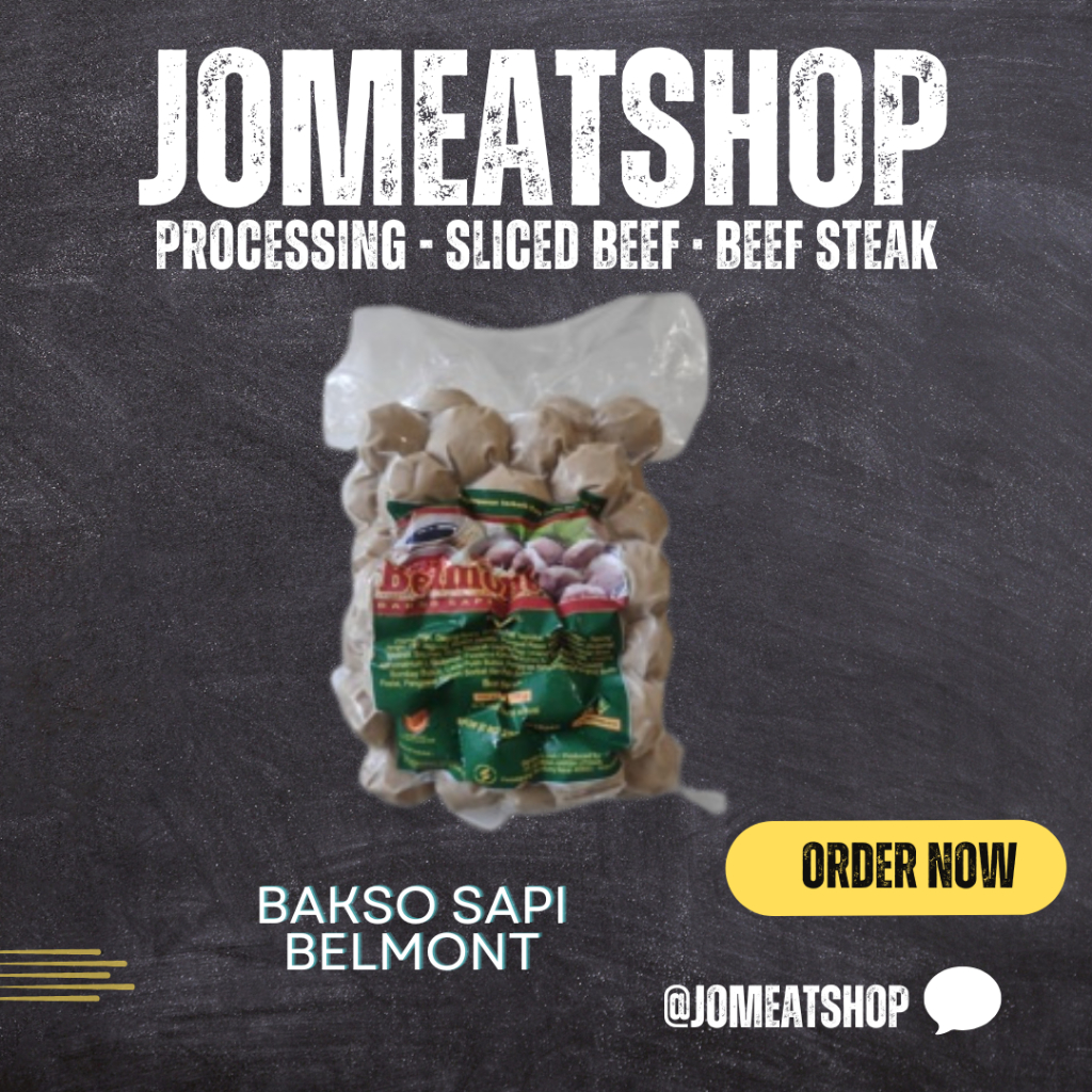 Jual Bakso Sapi Belmont 700gr Kemasan Vacum Isi 50pcs Shopee Indonesia