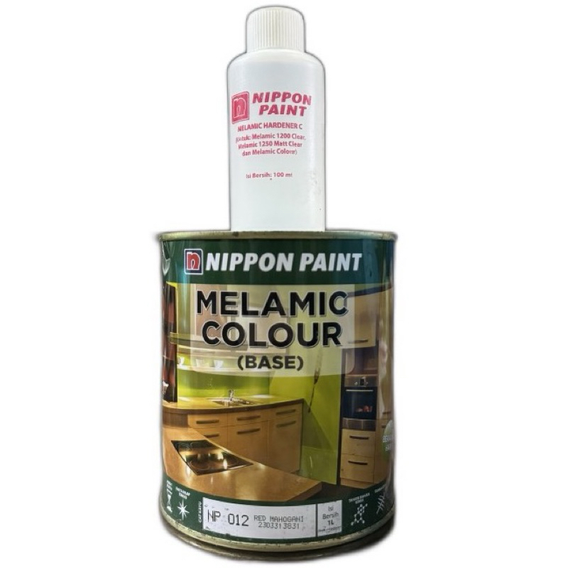 Jual MELAMIC COLOUR BASE NIPPON PAINT 1 LITER + MELAMIC HARDENER C 100