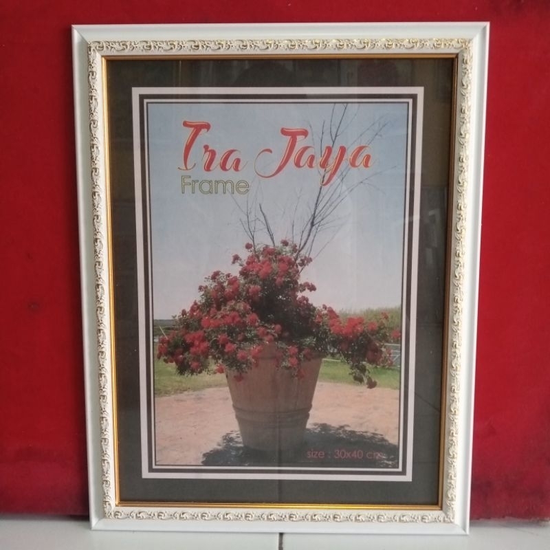 Jual Bingkai / Frame Minimalis & ukir ukuran 17R (30x40cm) | Shopee ...