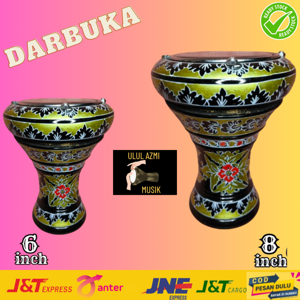 Jual DUMBUK MINI 6 INCH MURAH MOTIF BATIK UNTUK MAINAN ANAK DARBUKA