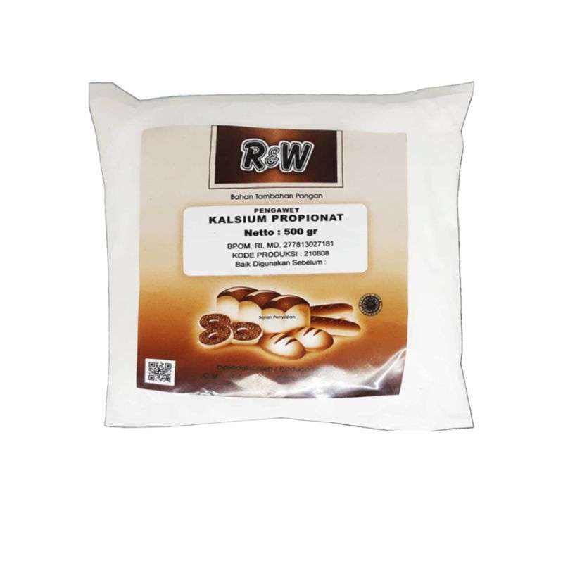 Jual R&W Rajawali Kalsium Propionat Pengawet Roti Kue Kering 500 gram ...