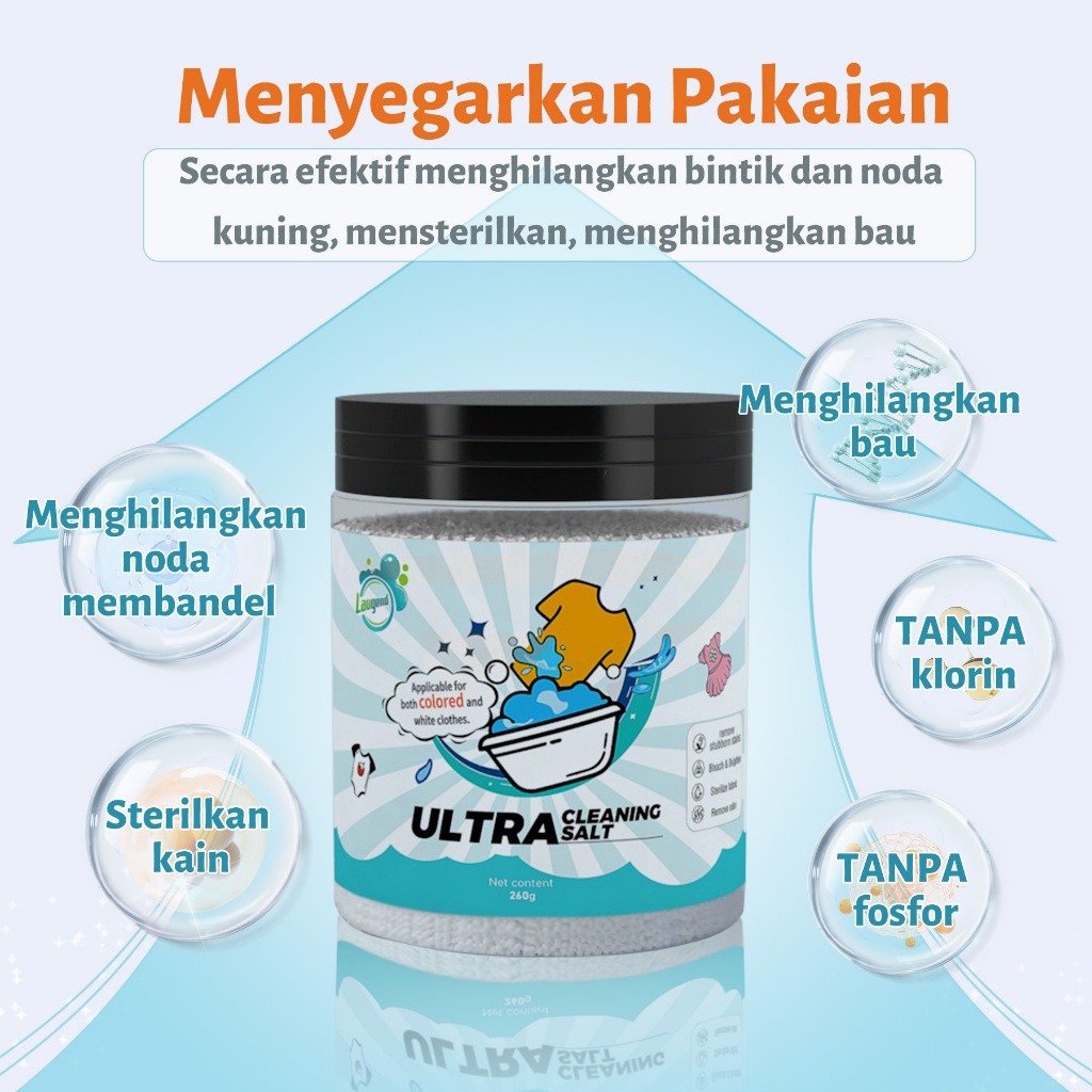 Jual Laugend Ultra Cleanng Salt, Explosive Salt, Menghilangkan Kotoran ...