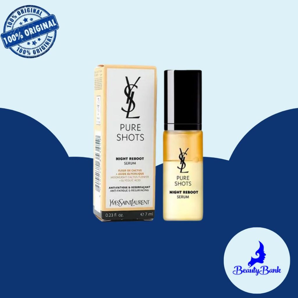 Jual BEAUTY RESERVE - YSL PURE NIGHT REBOOT SERUM SAMPLE SIZE | Shopee ...