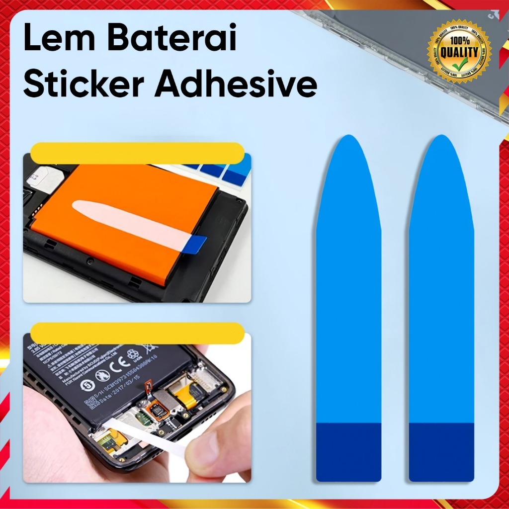 Jual Lem Baterai Stiker Adhesive Lem Tape Strip perekat Battery ...