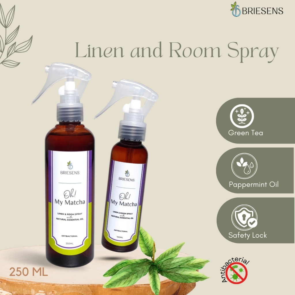 Jual BRIESENS LINEN & ROOM SPRAY - OH ! MY MATCHA ANTIBACTERIAL Desinfektan  | Multifunction Spray | Shopee Indonesia