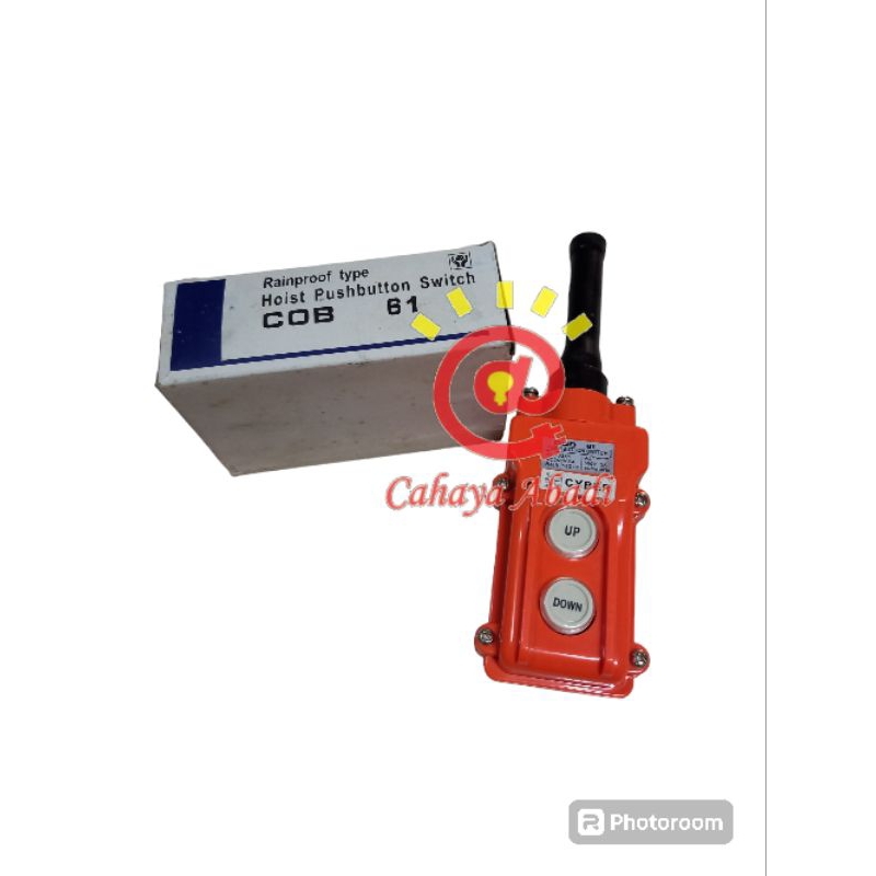 Jual Hoist Pushbutton Push Button Switch 2 Tombol (Up Down) COB 61 ...
