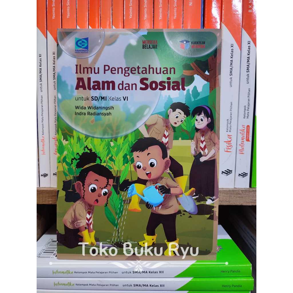Jual Ilmu Pengetahuan Alam dan Sosial IPAS Kelas 6 SD Kurikulum Merdeka ...