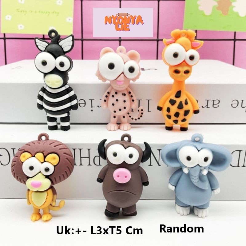 Jual CRM16 Cake Topper Animal Zoo Binatang Hutan 3D Dekor Hiasan Kue ...