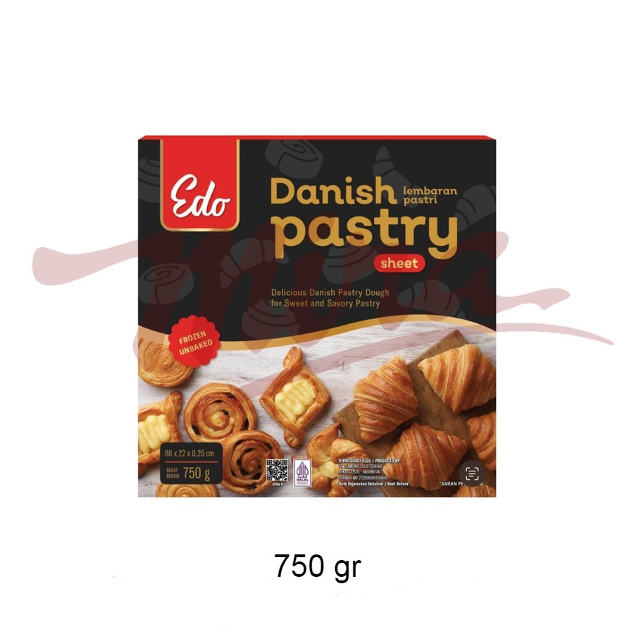 Jual Edo Danish Pastry Sheet Frozen 750 gr | Shopee Indonesia