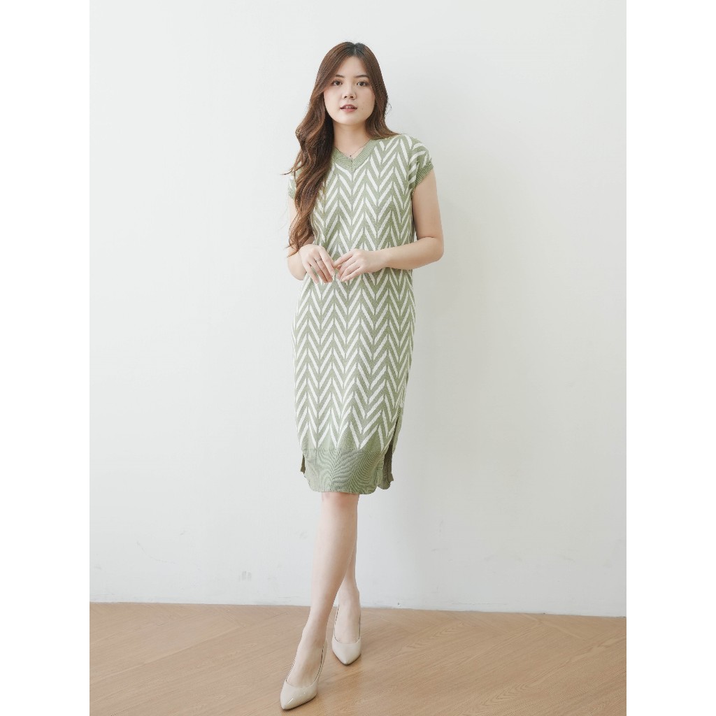 Jual Bigjill Behati Dress Knit korean style Premium Shopee Indonesia