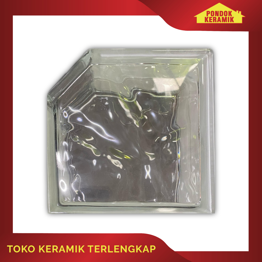 Jual Glass Block Roster Mulia Motif Wave 1 Dus Isi 4 Pcs | Shopee Indonesia