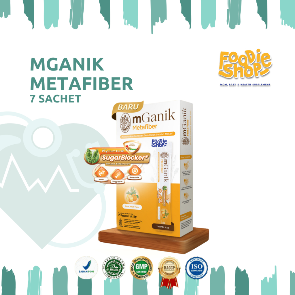 Jual MGanik Metafiber 7 Sachet Travel Size 105gr | Shopee Indonesia