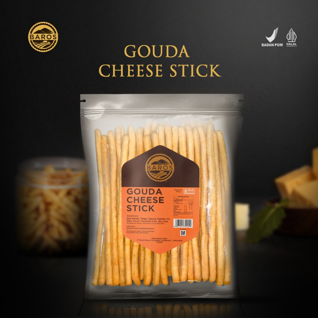 Jual Baros Gouda Cheese Stick 150 Gr | Cheese Stick Keju Asli Gouda ...