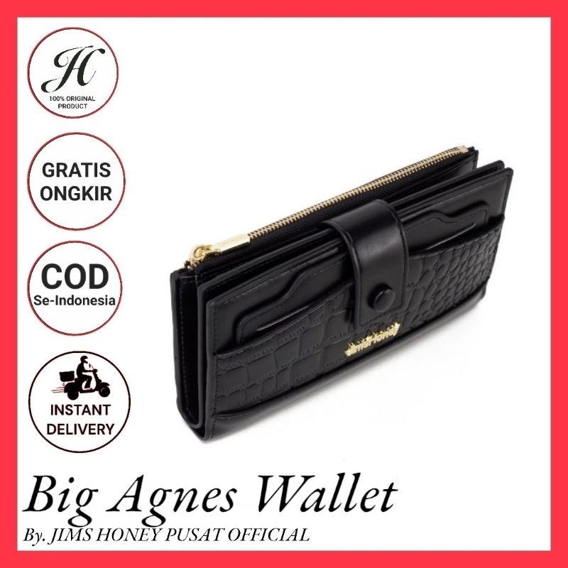 Dompet Lipat Jimshoney Big Agnes Wallet Jims Honey Dompet Panjang banyak  Kartu Dompet Kulit