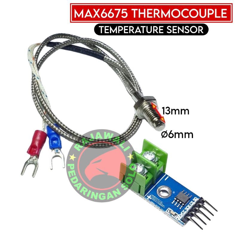Jual MODUL SENSOR SUHU MAX6675 THERMOCOUPLE TEMPERATUR SENSOR ...