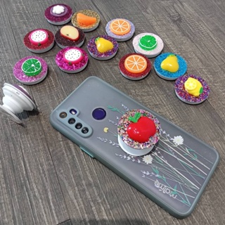Jual Popsocket Fruit glitter Summer Soft Silicon Pop Socket Phone ...