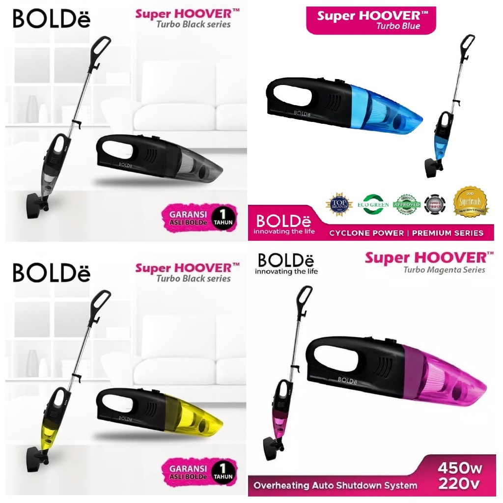 Jual Bolde Vacuum Cleaner Super Hoover Turbo Black Series Shopee