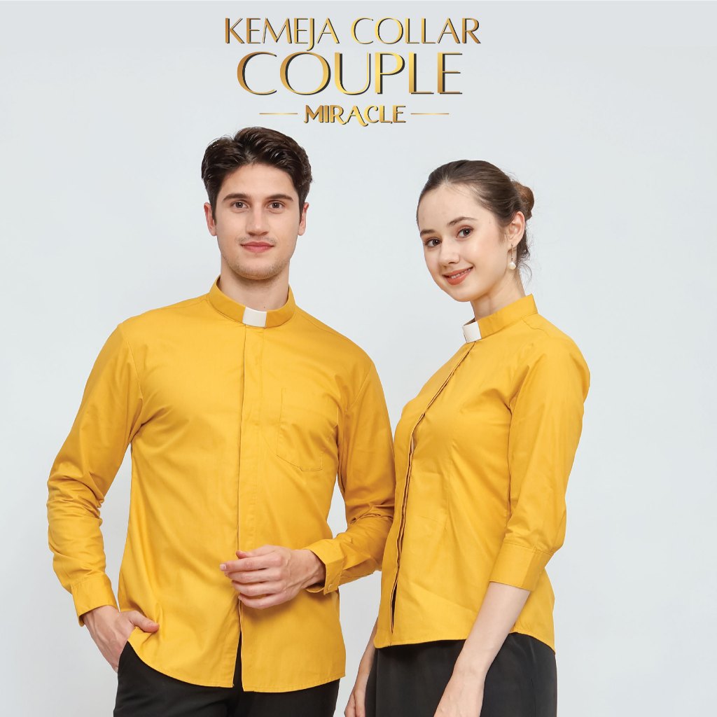 Jual Pendeta - New Kemeja Collar Kuning Busuk - Japanese Cotton - Jos ...