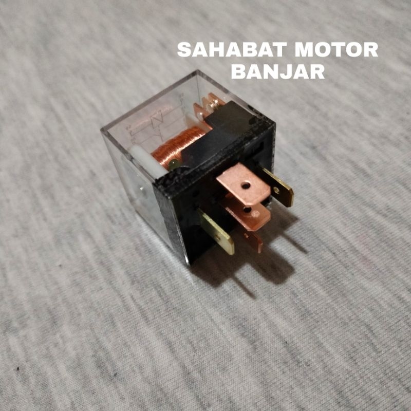 Jual Relay Klakson Kaki 5 Pin 12V 80A Riley Lampu Tembak Sorot Motor ...