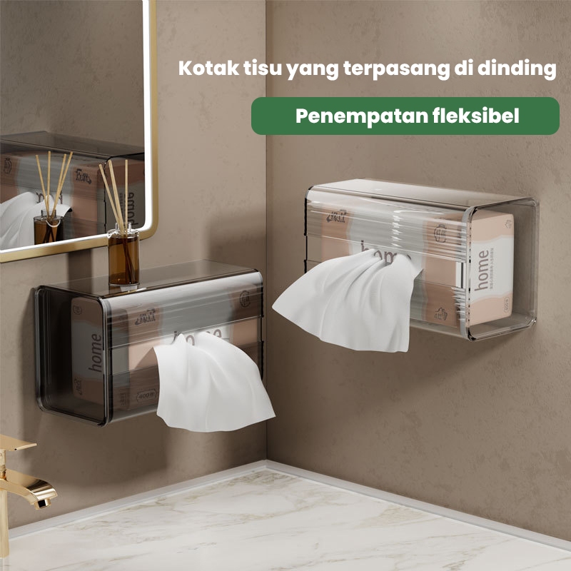 Jual Inaso Kotak Tissue Tempat Tissue Tempel Dinding Toilet Dapur