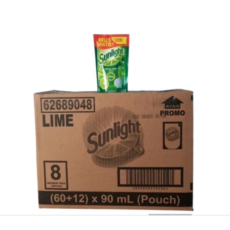 Jual 1 KARTON SUNLIGHT 2000 (90 ml x 60 + 12) | Shopee Indonesia