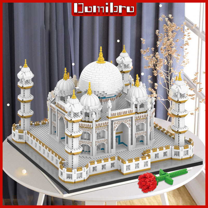 Jual Mainan Balok 4036Pcs Taj Mahal arsitektur dunia Model 3D Susun ...
