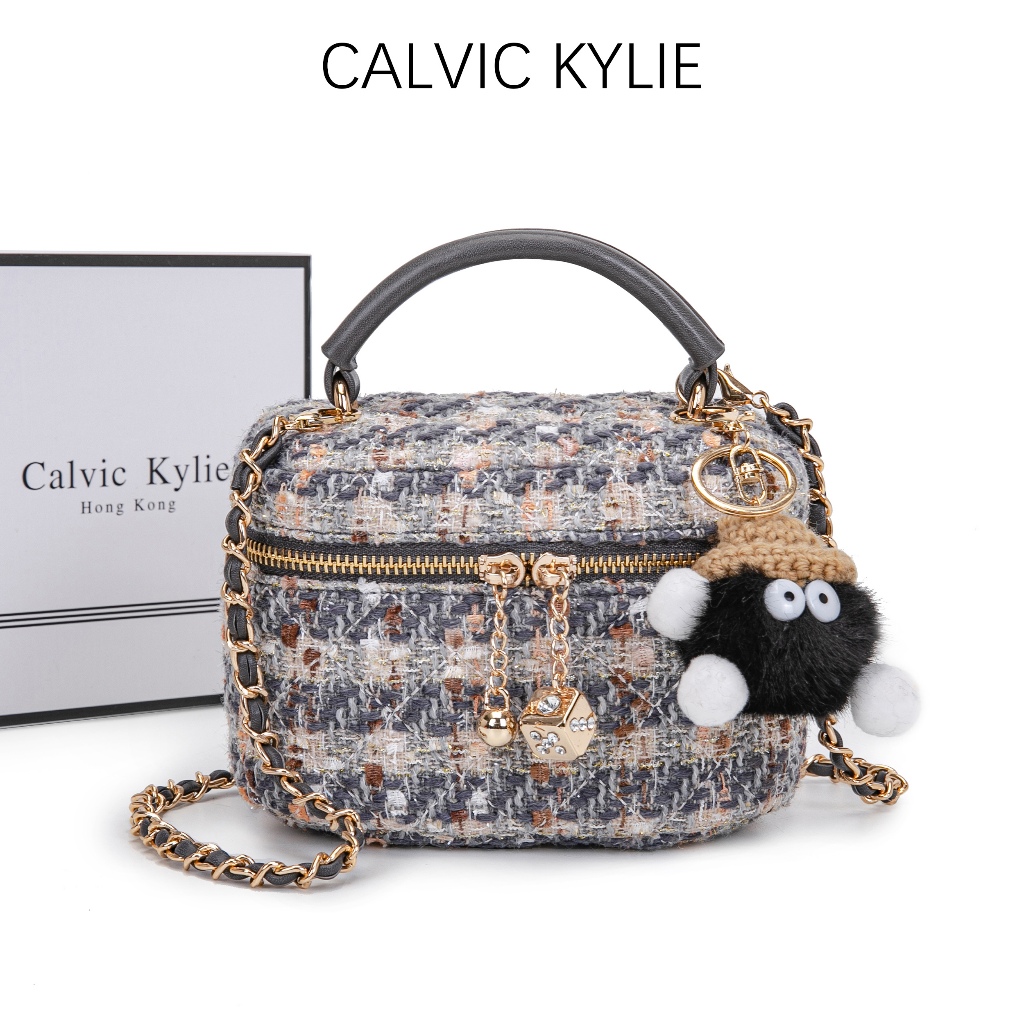 Jual CALVIC KYLIE - Tas handle bag / Tas wanita rajutan / Tas rantai ...