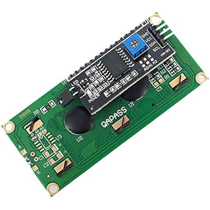 Jual LCD 1602 CHAR BLUE BACKLIGHT WITH I2C SERIAL INTERFACE MODULE ...