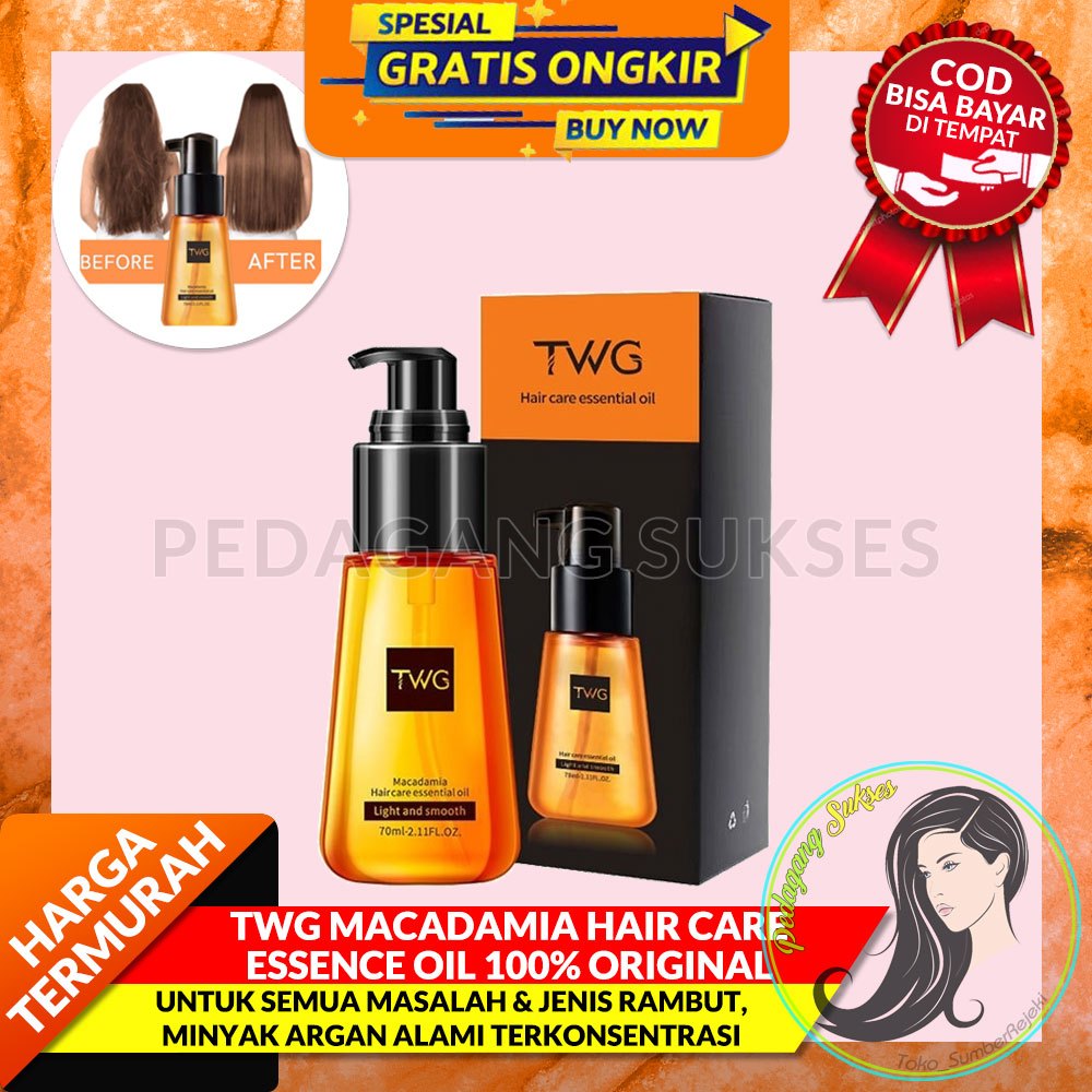 Jual [100 ORIGINAL] TWG MACADAMIA HAIR CARE ESSENCE OIL Vitamin Rambut