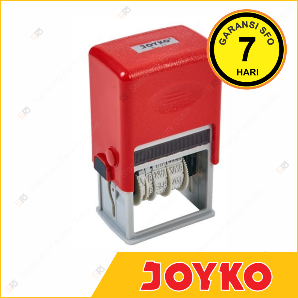 Jual Stempel Tanggal Lunas Joyko S Date Stamp Self Inking Sfo