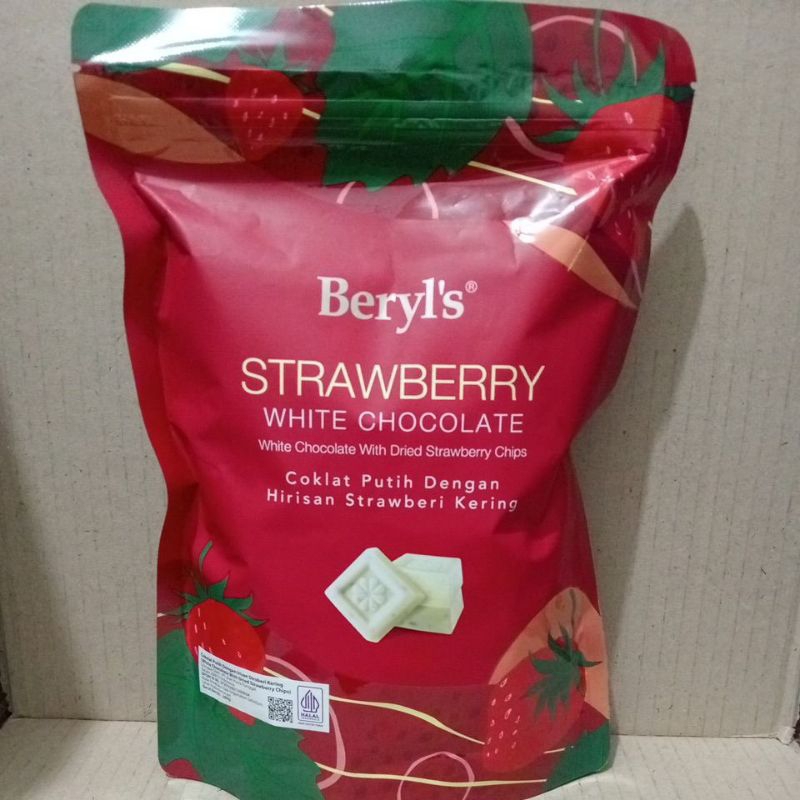 Jual Beryl's Strawberry White Chocolate 280g | Shopee Indonesia