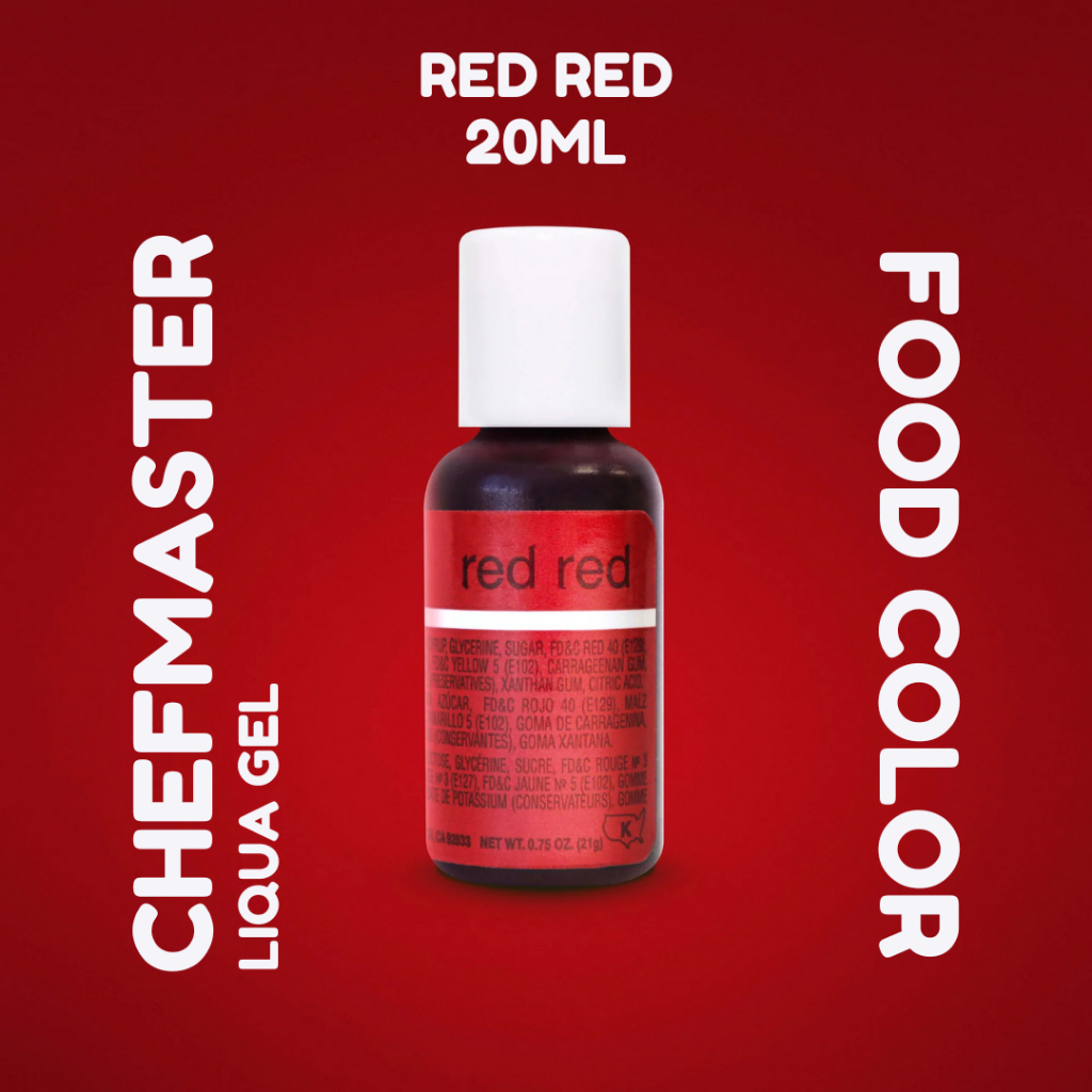 Jual Chefmaster Liqua Gel - Red Red 20gr / Pewarna Makanan Kue | Shopee ...