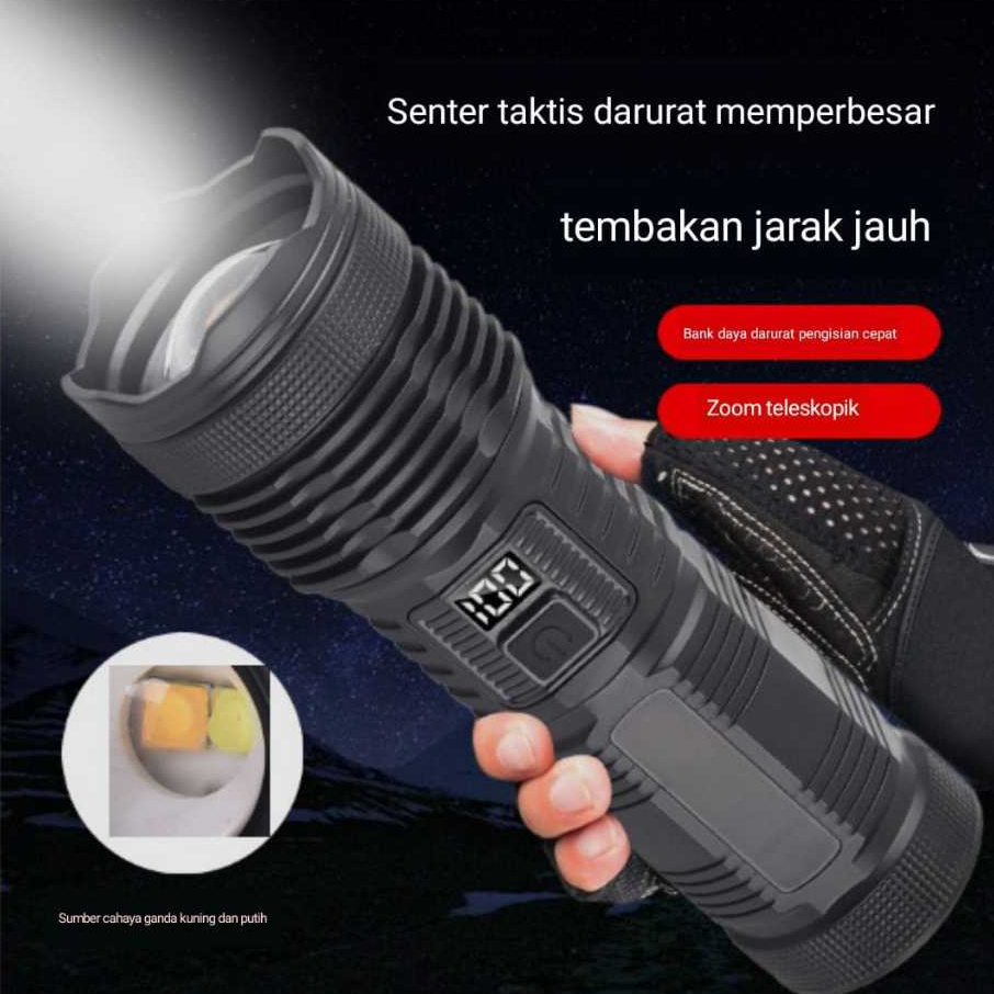 Jual SENTER LED 2 CAHAYA PUTIH DAN KUNING 2458 - BISA DI ZOOM - CAHAYA ...