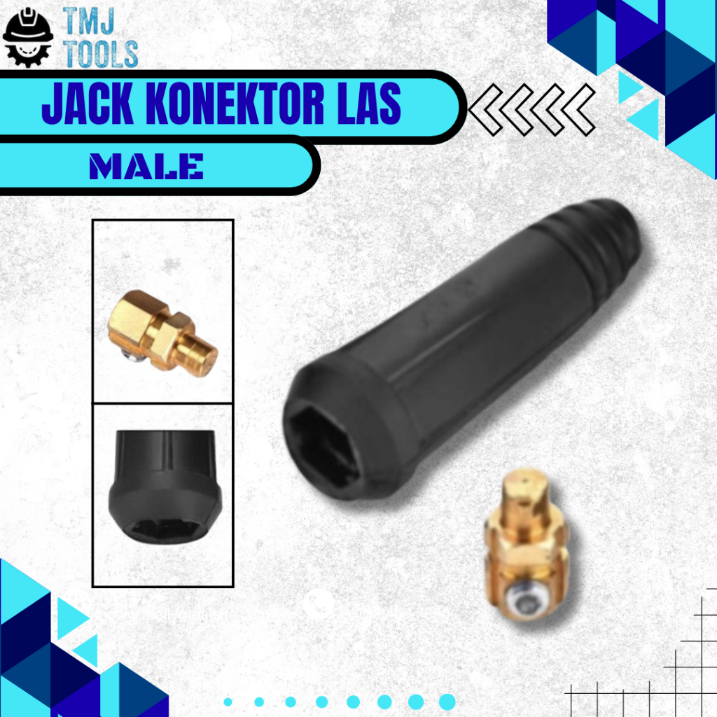 Jual Jack Konektor Penyambung Sambungan Kabel AC DC Male Conektor Cable ...