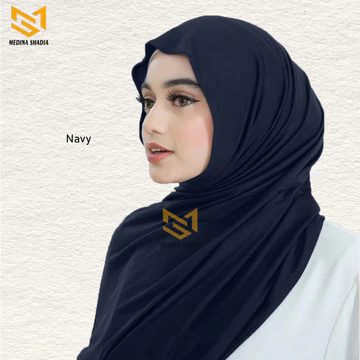 Medina Shadia Pashmina Kaos Rayon Premium Style Korean Hijab Simple New Edition Turkey Shawl