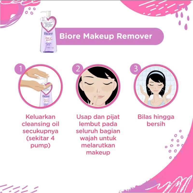 Jual Biore Make Up Remover Cleansing Oil Untuk Make Up Waterproof Non ...