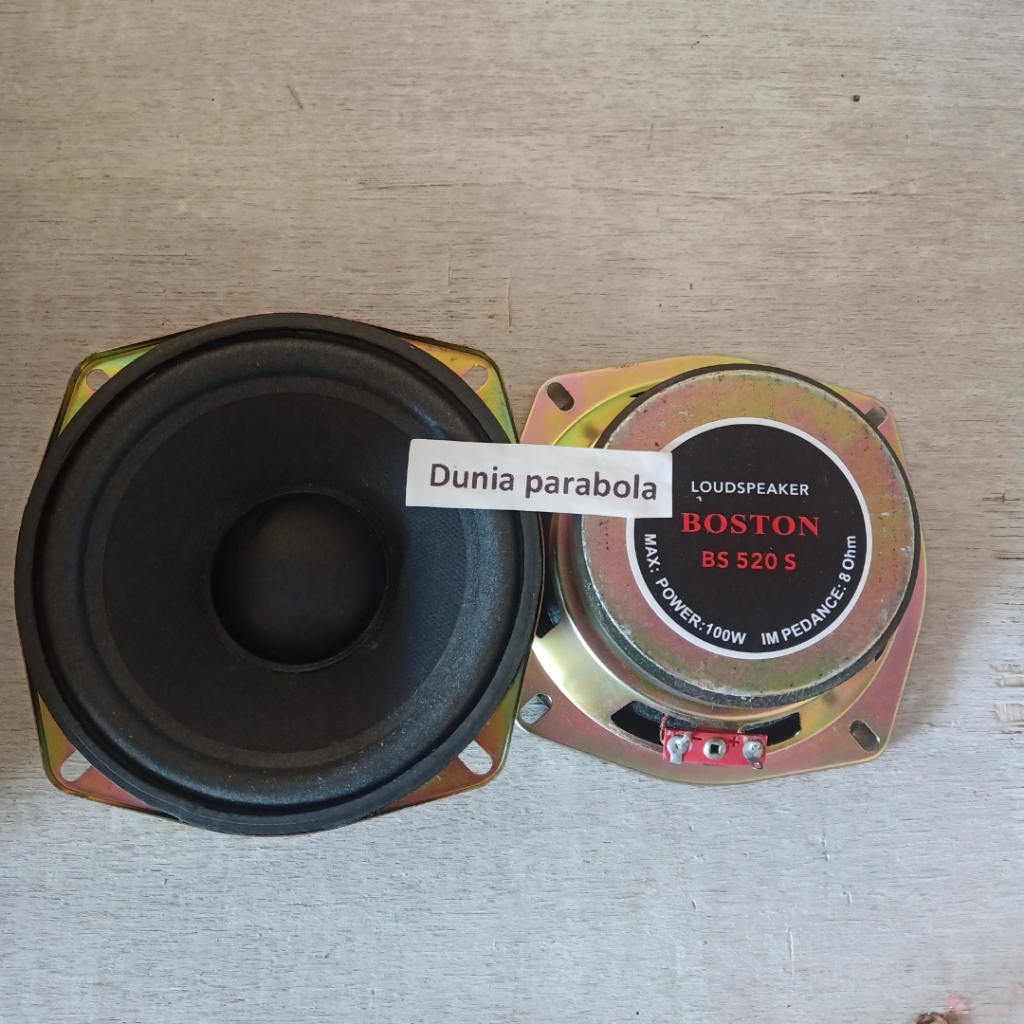 Jual Speaker Komponen 5 Inch Woofer 5 BOSTON BS 520 S 8 Ohm 100 Watt Shopee Indonesia