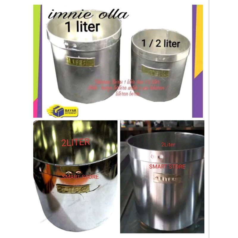 Jual Literan Beras 2 Liter - Takaran Beras 2 Liter - Ukuran Beras 2 ...