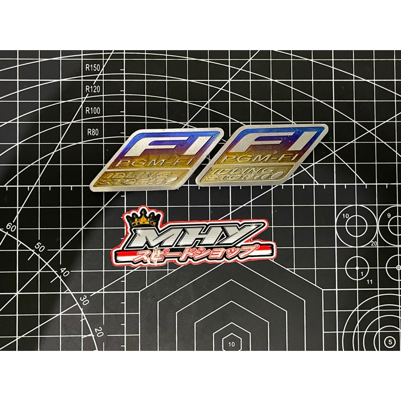 Jual LOGO EMBLEM TITANIUM Fi | Shopee Indonesia