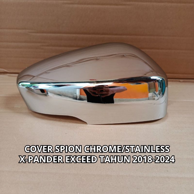 Jual Cover Spion Mitsubishi Xpander Exceed Tahun Warna Chrome Stainless Shopee Indonesia