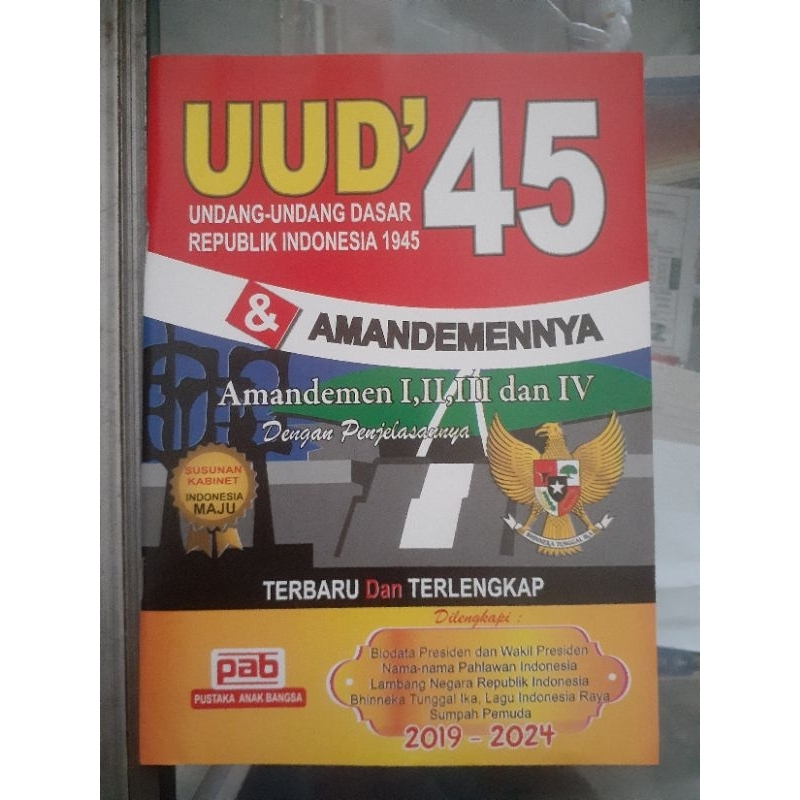 Jual Buku Undang-undang Dasar 1945 Dan Amandemennya | Shopee Indonesia