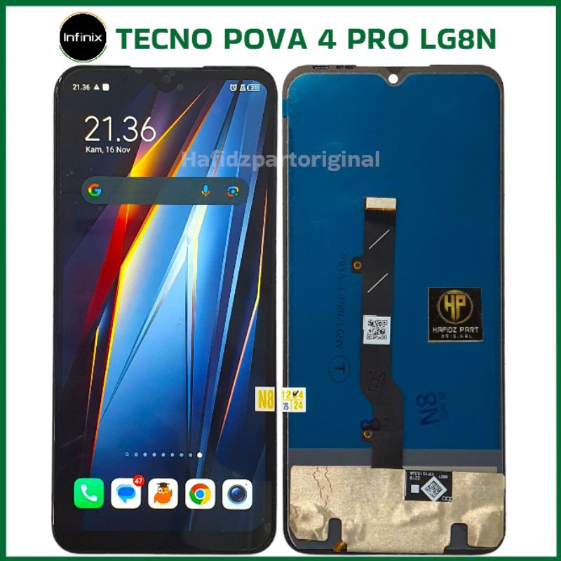 Jual Lcd Touchscreen Infinix Tecno Pova 4 Pro LG8N FULLSET | Shopee ...
