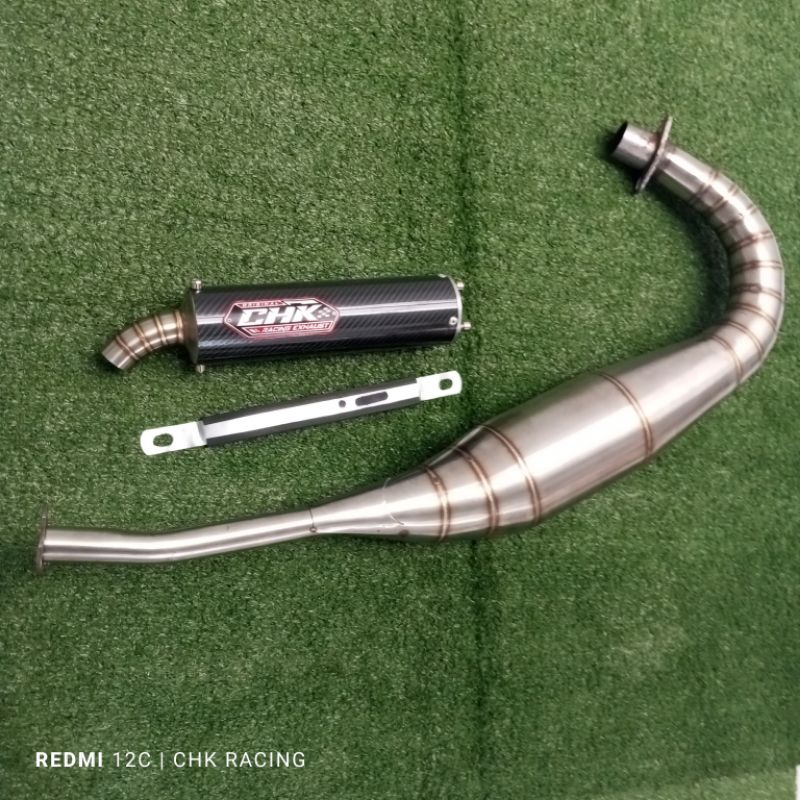 Jual knalpot racing suzuki satria hiu/lumba kolong repsol full stenlis ...