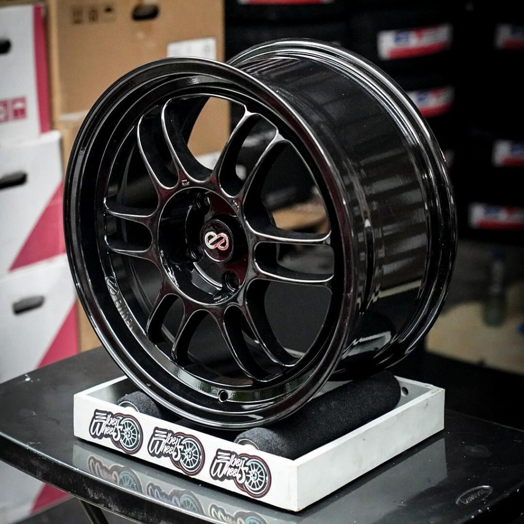 Jual Velg Racing Mobil Enkei Rpf Ring Pcd X Lebar Et Gloss Black Velg Shopee