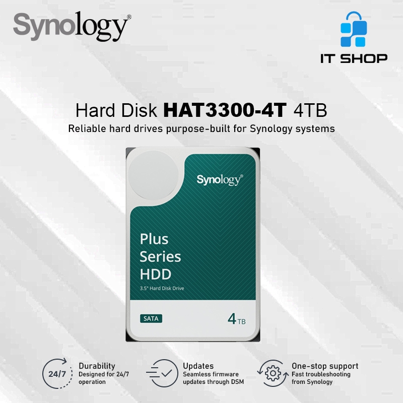 Jual Synology Hard Disk HAT3300-4T - 4TB - Harddisk Server / NAS - 3.5 ...