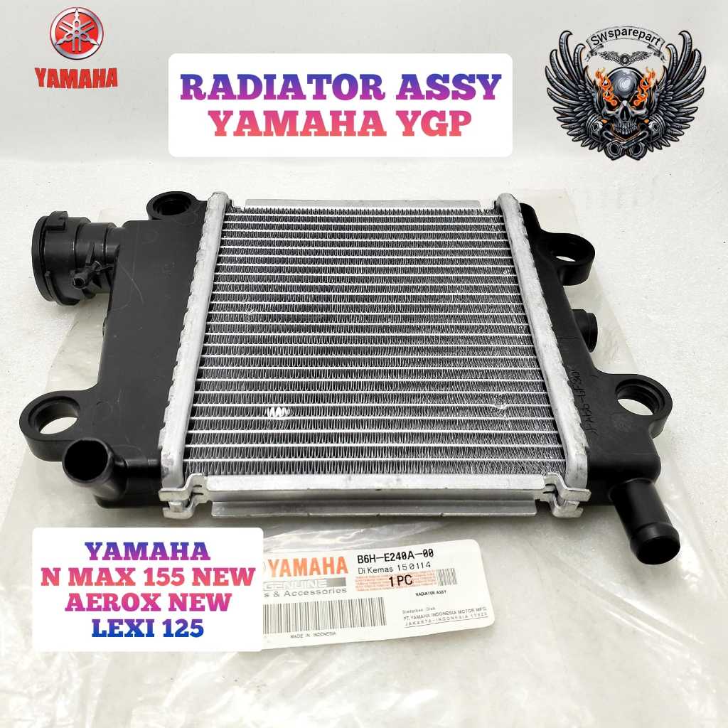 Jual RADIATOR ASSY YAMAHA B6H NMAX N MAX NEW 160 CONNECTED AEROX 155 ...