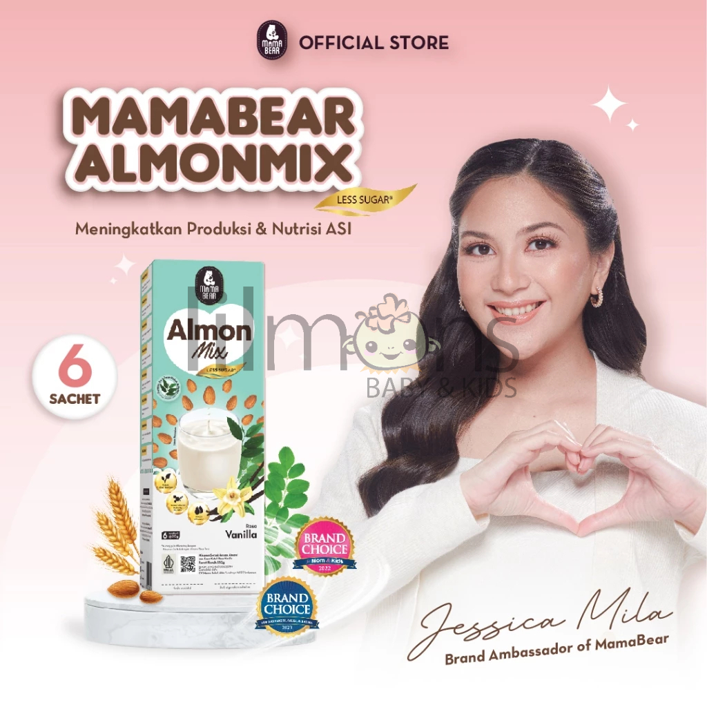 Jual MamaBear Almon Mix Cokelat Vanilla Choco Hazelnut Coffee Latte ...