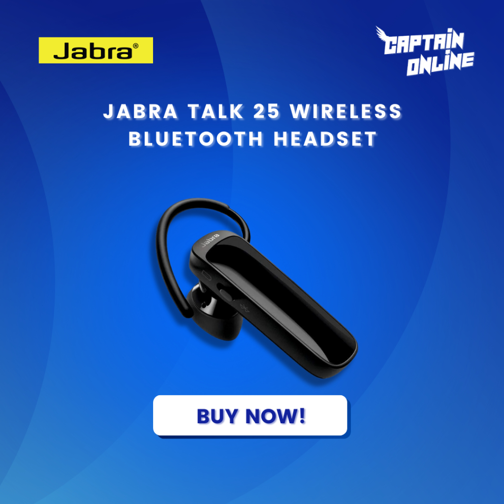 Jual Jabra Talk 25 SE Wireless Bluetooth Headset Shopee Indonesia