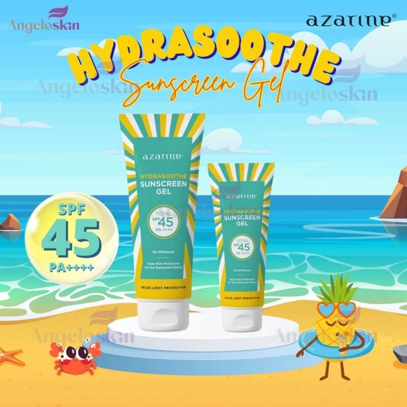 Jual AZARINE Azarine Hydrasoothe Sunscreen Gel SPF45 PA++++ 50ml ...